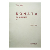 Grieg Sonata Para Piano Partitura