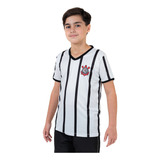 Camisa Infantil Juvenil Futebol Corinthians Oficial