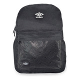 Mochila Umbro® Porta Laptop Hasta 15 Inch Casual Urbana Color Negro