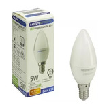 Ampolleta Led Vela 5w E14 Luz Cálida Megabright