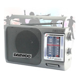 Radio Dual Am/fm Bluetooth 3 Pilas O 220v Daewoo Entrada Aux