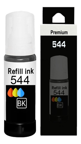 Tinta 544 Genérica | Para Eps L1110 L3110 L3150 L3160 L5190 