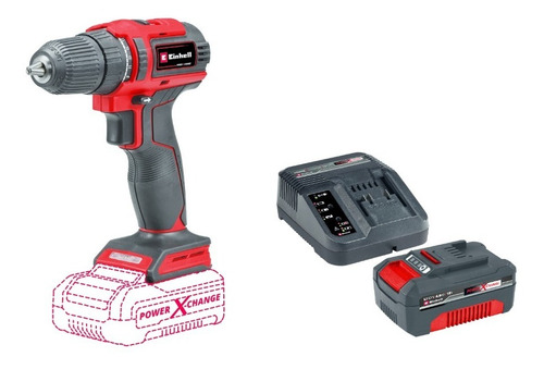 Taladro Atornillador Inalambrico Brushless Einhell + Bateria