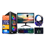 Pc Gamer Cpu Ryzen 7 5700g / Ssd 2tb / 32gb + Monitor 19p