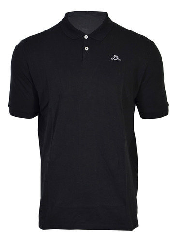 Chomba Kappa Logo Eraz Polo Hombre Black