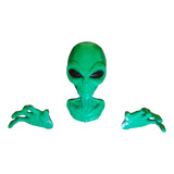 Cabeza Manos De Alien Decorativo 3d Para Colgar En La Pared