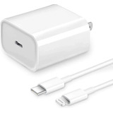 Cargador Rápido Para iPhone 12 13 14 Tipo C Cable De Datos