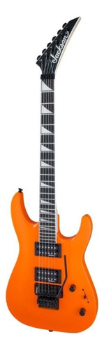 Guitarra Elétrica Jackson Js Series Js32 Dka Dinky De  Choupo Neon Orange Brilhante Com Diapasão De Amaranto