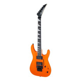 Guitarra Elétrica Jackson Js Series Js32 Dka Dinky De  Choupo Neon Orange Brilhante Com Diapasão De Amaranto