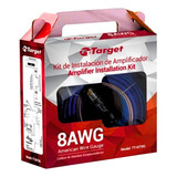 Kit De Cables Amplificador 8awg Usa  500 Rms Target Garantia