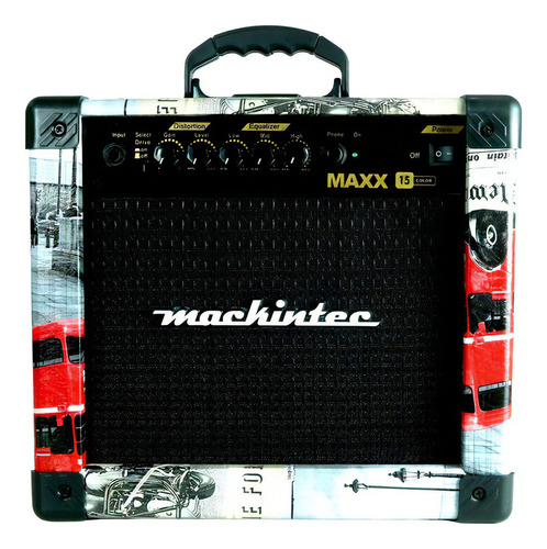 Amplificador Para Guitarra Violão Maxx 15 Mackintec Cor Londres 110v/220v