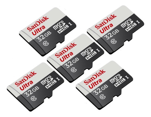 Cartão De Memória Sandisk Ultra-032g Microsd  Ultra Com Adaptador Sd 32gb