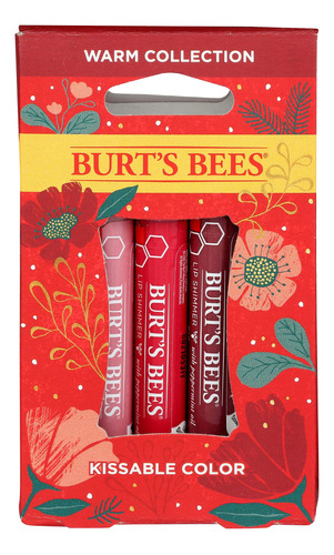 Set De Regalo Burt's Bees Warm Kissable Color Para El Cuidad