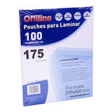 Laminas Termolaminar / Pouches Tamaño Oficio 175 Mic 100u