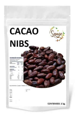 1 Kg De Cacao Nibs Tostados Y Sin Cascara