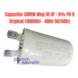 Capacitor Original Weg Cmrw 10uf 400v +-5% 50/60hz 10000h