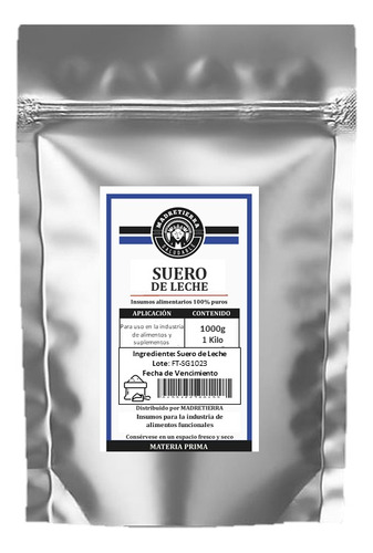 Suero De Leche Puro 1000g (1kg) - Kg a $24