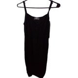 Vestido Hilo Negro, Sin Mangas, Marca: Ona Saez 