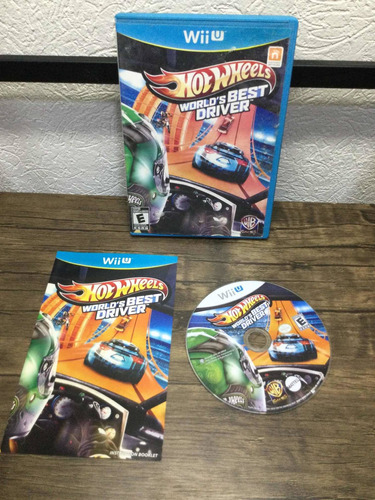 Hot Wheels World's Best Driver Nintendo Wii U Original