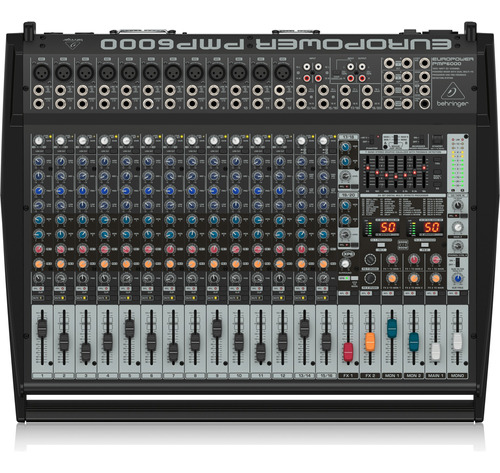 Consola Behringer Europower Pmp6000 2 X 800 Vatios Estéreo