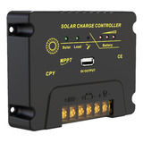 Controlador Solar 20a Regulador Batería Panel 12v/24v Cargad