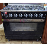 Cocina Luxor Gas Country 900 C 6 Hornallas Negro Multigas