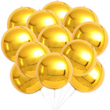 Globos Orbz Esfera Mayoreo 100piezas 22pLG Dorado 