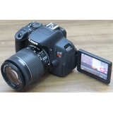  Câmera Fotográfica Canon Rebel T5i + 18-55mm + Acessórios