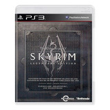 The Elder Scrolls V Skyrim Legendary Ed Ps3 Físico Com Mapa