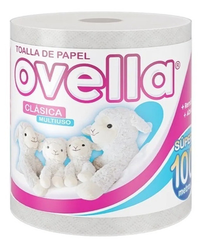 Toalla De Papel Ovella Pack 6 Rollos 100 Mts Prepicada