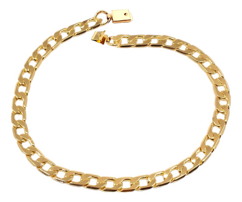 Pulseira Banhada A Ouro Grumet 6mm - 9gr. Ref: P14