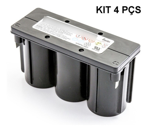 Kit 4 Bateria Cyclon Enersys 6v 5ah 0809-0012 C/ Nota Fiscal