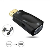 Convertidor Adaptador Hdmi A Vga Con Salida De Audio 3.5mm