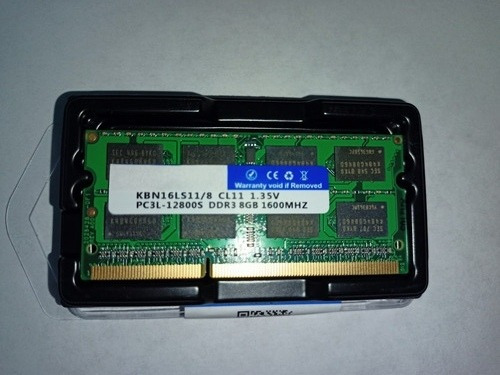 Memoria Ram 8gb Ddr3l Pc3l-12800 1.35v Laptop Sodimm