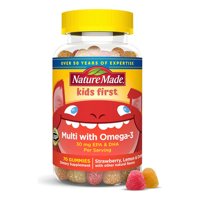Nature Made Kids First Multivitaminas + Omega-3 Niños 70 Uni | Envío gratis