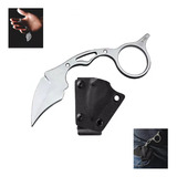 Mini Faca Karambit Full Tang Com Bainha Em Kydex - Mod:sk3