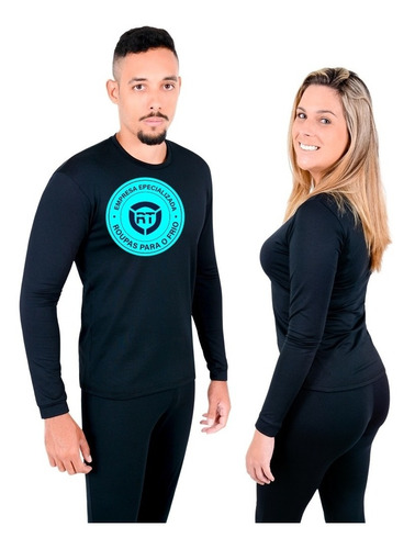 Segunda Pele Profissional Blusa Térmica Proteção Para O Frio