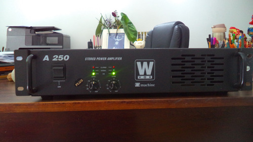 Amplificador De Potência Wvox Machine A250 - Perfeito Estado
