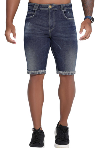 Bermuda Jeans Masculina Pitbull Original Ref 63223