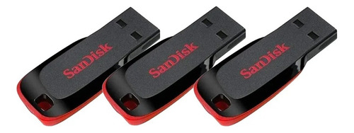 3 Pendrive Crozer Blade Sandisk 32gb  Armazene Fotos Filmes