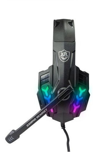 Audífonos Diadema Gamer Krgm-5000 Headset Rgb Retroiluminado