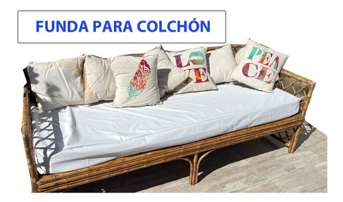 Funda Cobertor Futon Colchon Almohadon 190x140x20h Impermeab