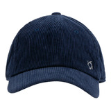 Gorro Jockey Corduroy Unisex Navy Doite