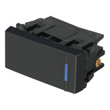 Interruptor Sencillo 1 Módulo Línea Española Negro 12 Pzs