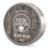 Bálsamo Para Barba Best Deal Con Aceite De Argán Y Mantequilla De Mango, Estiliza, Fortalece Y Suaviza Barbas Y Bigotes, Cera Acondicionadora Sin Enjuague Con Aroma Cítrico Para Hombre De Viking