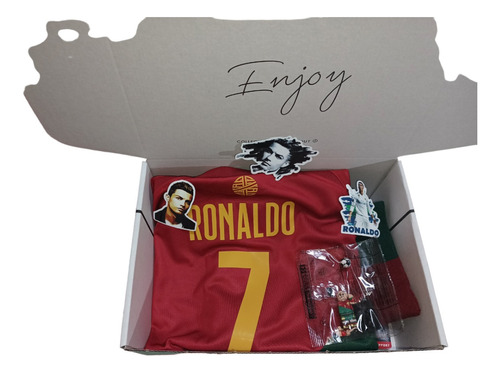 Caja Regalo Kit Portugal Niños Camiseta+shorts