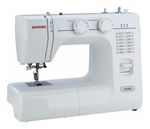 Janome 2008 S Com Enfiador De Linha Altomatico   110v Ou 220