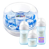 Kit 3mamadeiras 3.0pétala 125 260 330ml Mais Esterilizador A