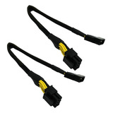 2 Peças Lp4 Molex Macho Para Cpu De 8 Pinos (4+4) De Adaptad