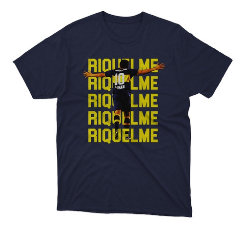 Playera Juan Román Riquelme, Festejo Boca Jr. Frente/vuelta